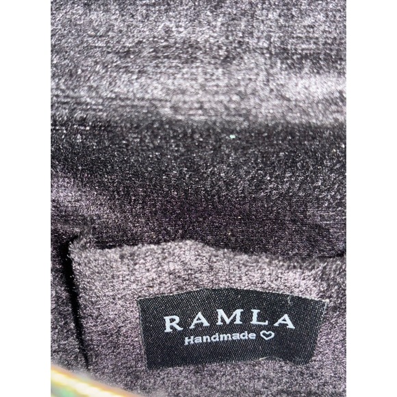 Ramla Porte-Moi Clutch Moroccan Mosaic Pearl/Turquoise Gold‎ Handmade NEW